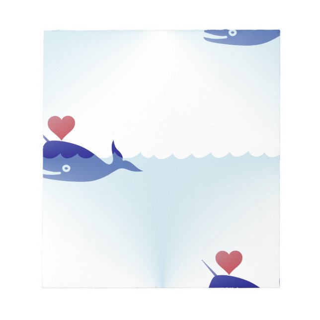 Bloc De Notas kawaii narwhal (Frente)