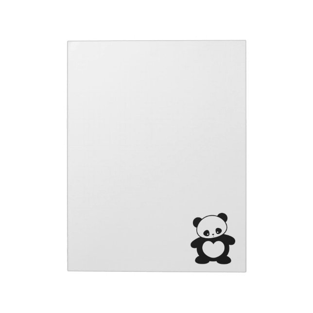 Bloc De Notas Kawaii panda (Lado Izquierdo)