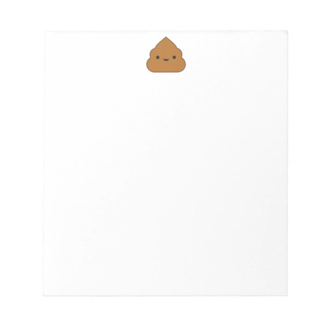 Bloc De Notas Kawaii Poop Notepad (Frente)
