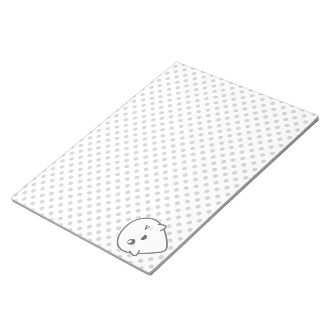 Bloc De Notas Kawaii Winking Ghost Notepad (Lado Derecho)