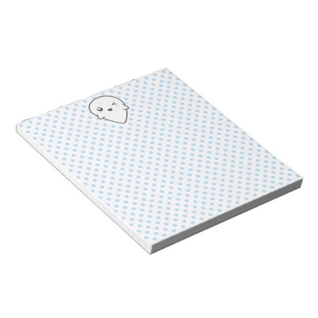 Bloc De Notas Kawaii Winking Ghost Notepad (Lado Derecho)