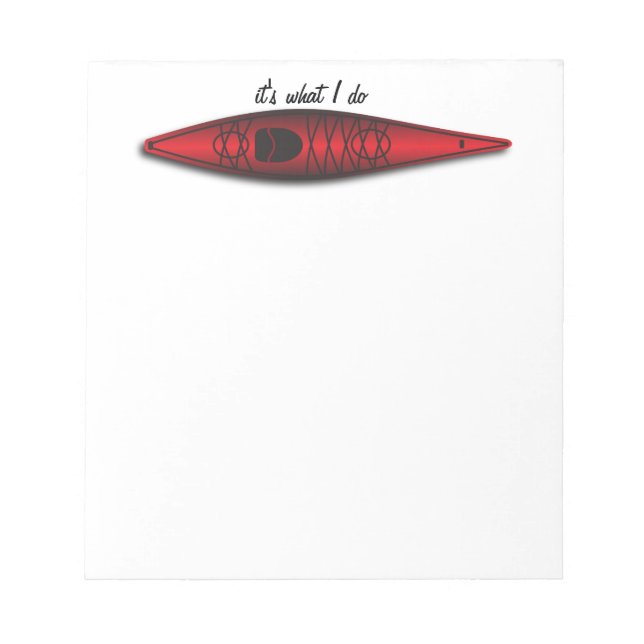 Bloc De Notas Kayak notepad (Frente)