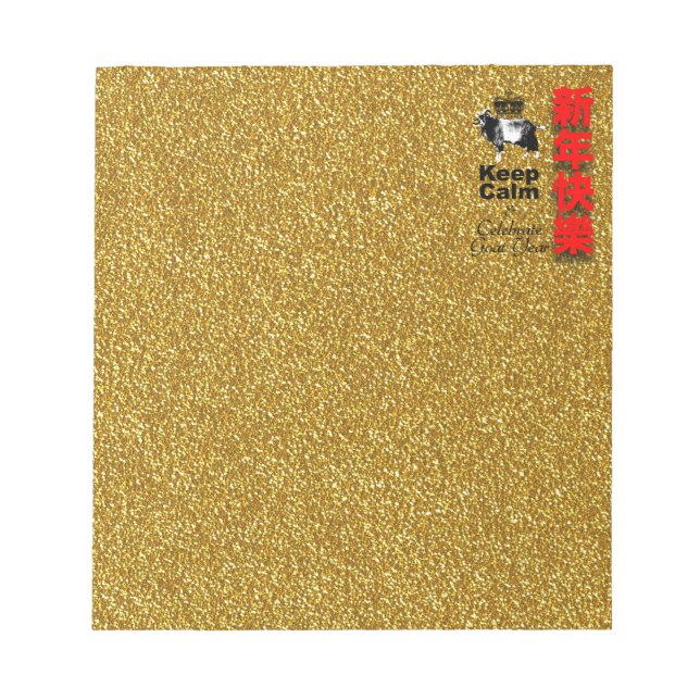 Bloc De Notas Keep Calm and Celebrate Goat Year 2027 Np (Frente)