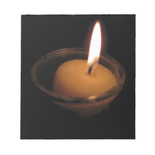 Bloc De Notas Keep the Flame Burning Candle