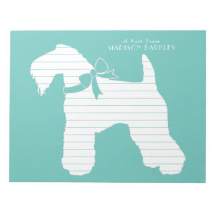 Bloc De Notas Kerry Blue Terrier Dog Puppy