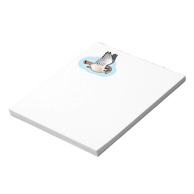 Bloc De Notas Kestrel americano en vuelo (Lado Izquierdo)