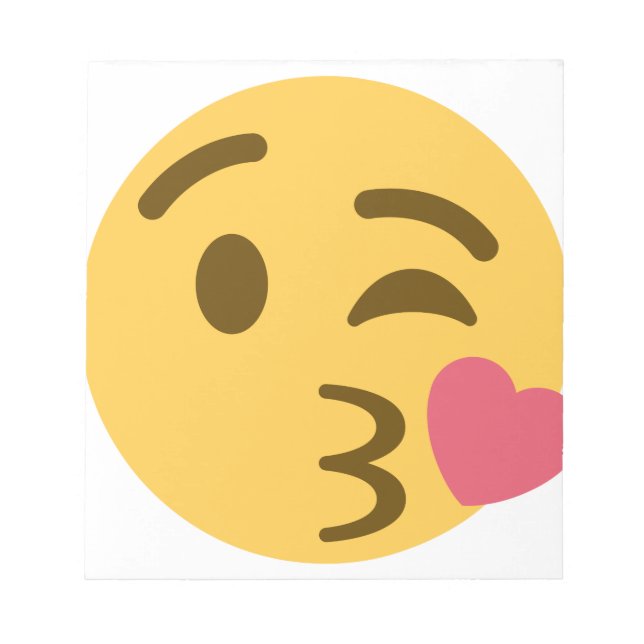 Bloc De Notas Kiss Emoji (Frente)