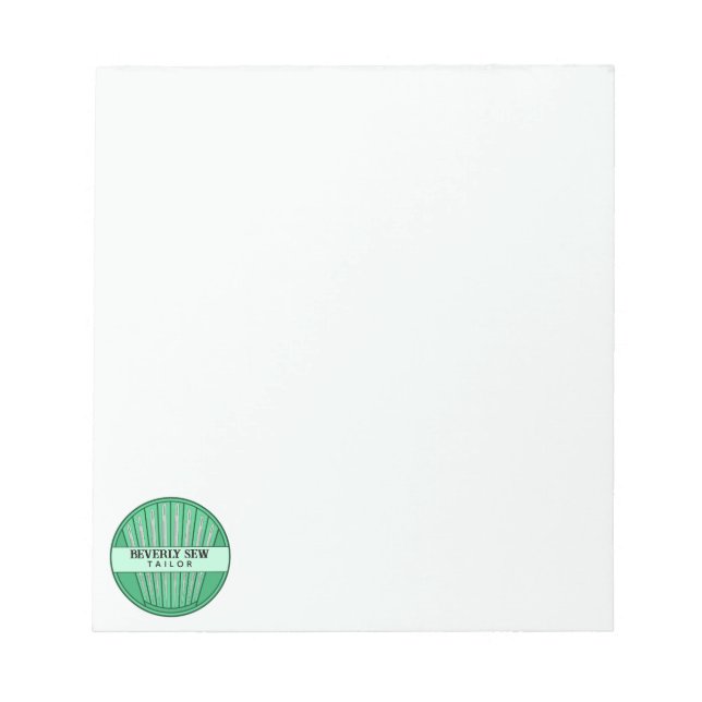 Bloc De Notas Kit de Agujas de Coser Negocio de Sastre  (Frente)