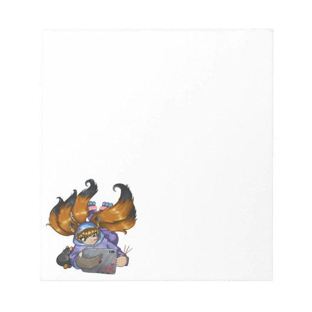 Bloc De Notas Kitsune Life (Frente)