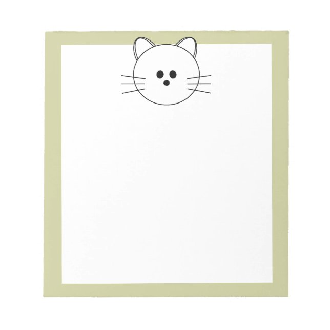 Bloc de notas "Kitty" Paws Here (Frente)