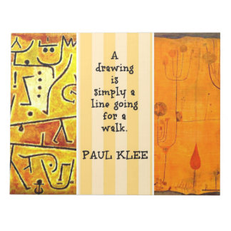 Bloc De Notas Klee - Cita y pinturas