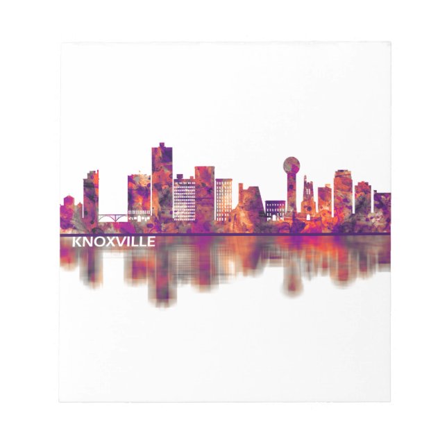Bloc De Notas Knoxville Tennessee Skyline (Frente)