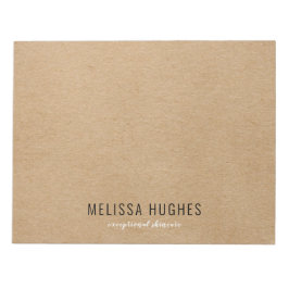 Bloc De Notas Kraft Boho ruso moderno simple