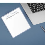 Bloc De Notas La almohadilla de notas humorística del personaliz<br><div class="desc">¡Un gran regalo para los nuevos jubilados!</div>