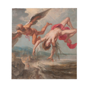 Bloc De Notas La caída de Icarus (por Jacob Peter Gowy)
