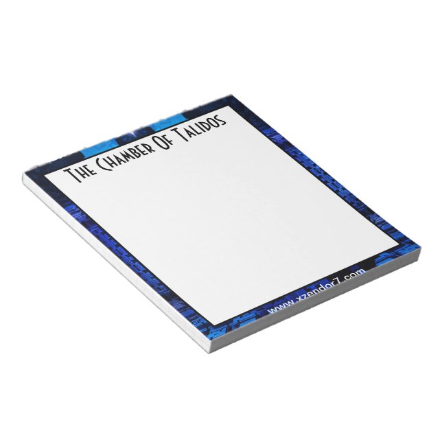 Bloc De Notas La Cámara De Arte Digital Talidos (Lado Derecho)
