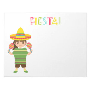 Bloc De Notas La Chica cubana Fiesta Maracas