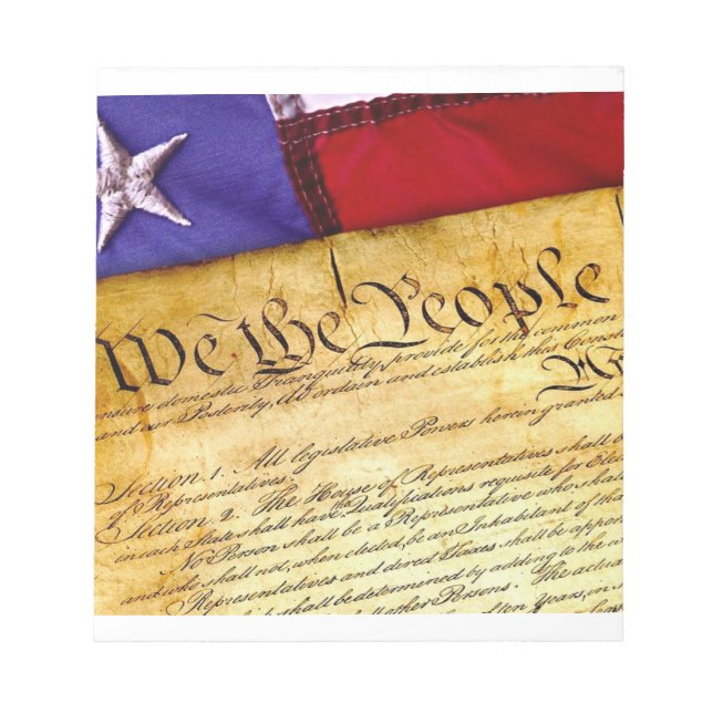 Bloc De Notas La Constitución de los Estados Unidos (Frente)