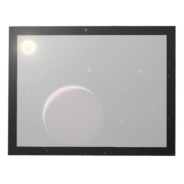 Bloc De Notas La Estrella Del Sol Kepler 51 Y Tres Planetas Giga (Frente)