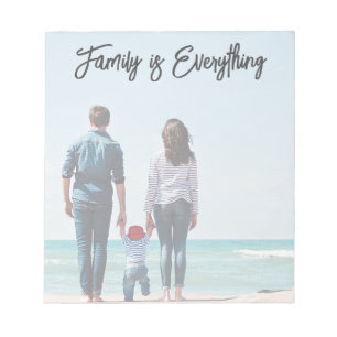 Bloc De Notas La Familia Es Todo Un Guión Moderno + Foto