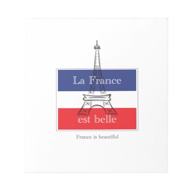 Bloc De Notas La France est Belle (Frente)