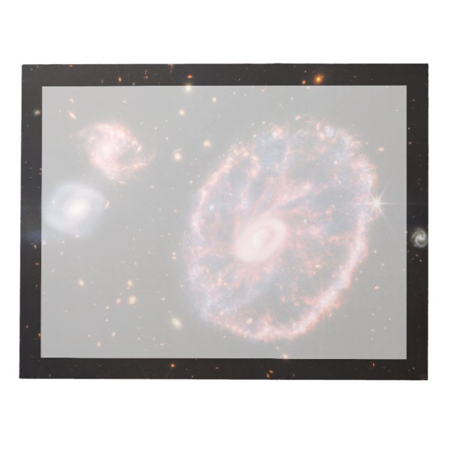 Bloc De Notas La Galaxia Del Cartón Y Sus Galaxias Compañeras. (Frente)