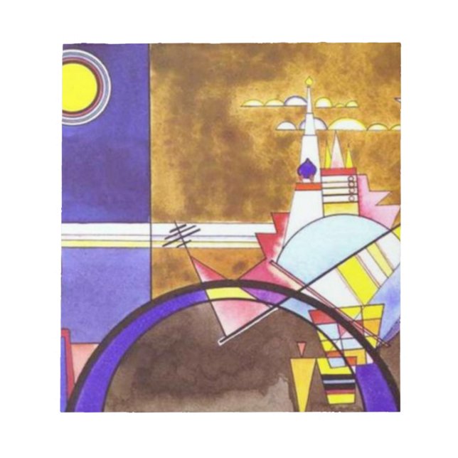 Bloc De Notas La gran puerta de Kiev Wassily Kandinsky (Frente)