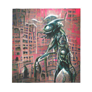 Bloc De Notas La invasión de Alien