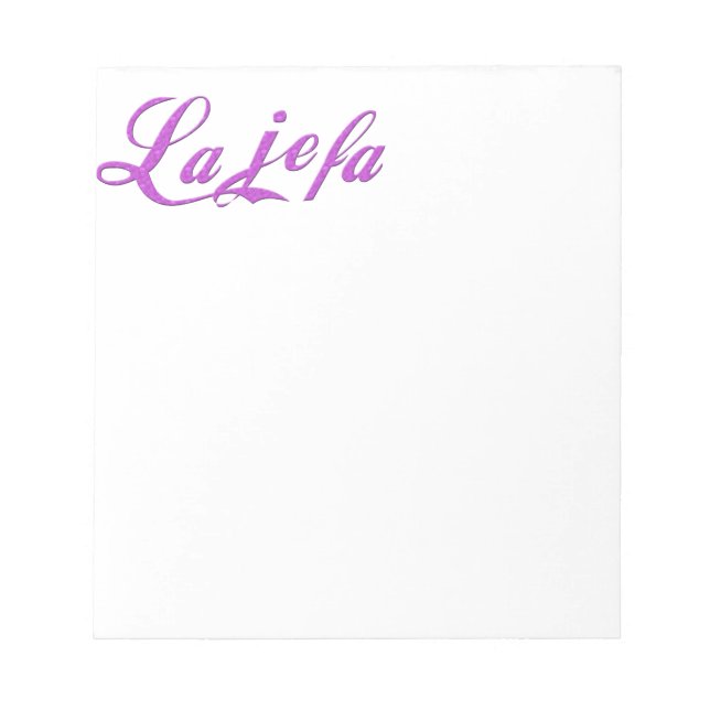 Bloc De Notas La jefa (Frente)