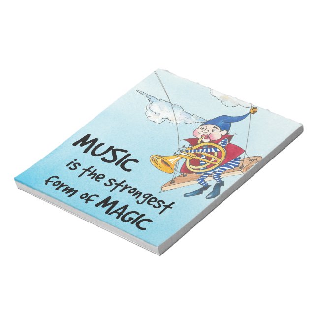 Bloc De Notas La magia musical (Lado Izquierdo)
