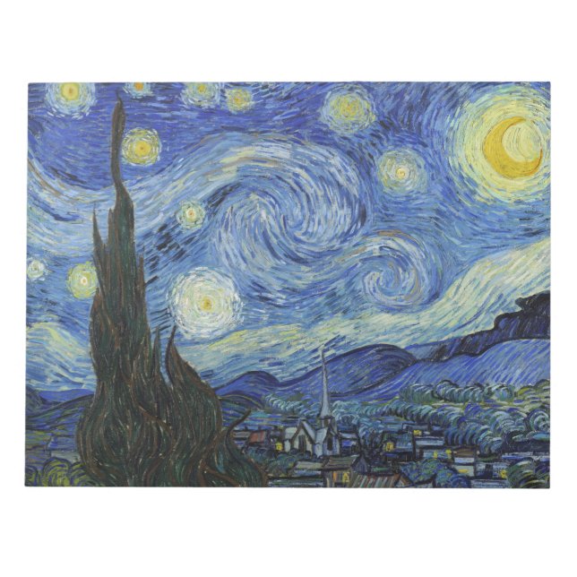 Bloc De Notas La noche estrellada de Van Gogh (Frente)