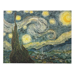 Bloc De Notas La noche estrellada de Vincent van Gogh (1889)