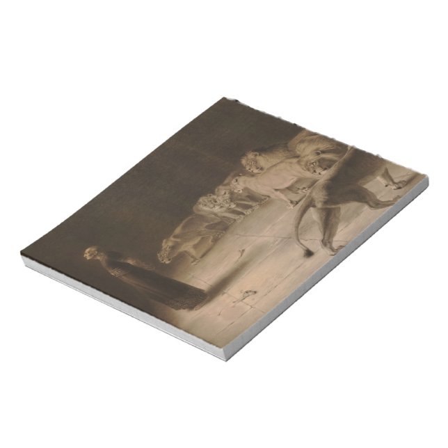 Bloc De Notas La respuesta de Daniel al rey de Briton Riviere (Lado Izquierdo)