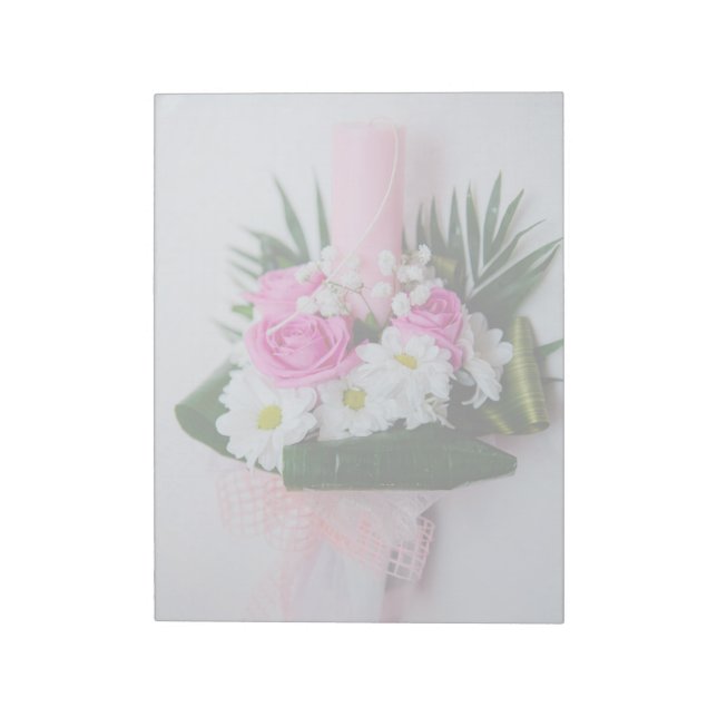 Bloc De Notas La vela del bautismo (Lado Izquierdo)