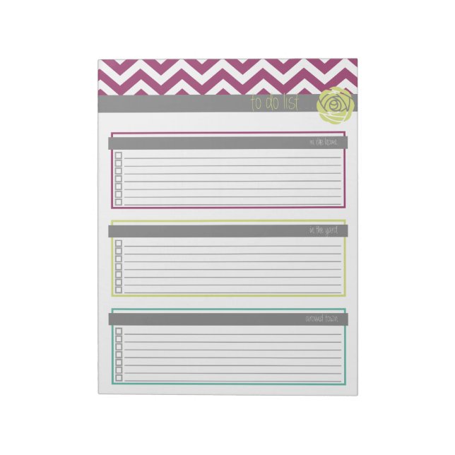 Bloc De Notas La vida. Más Organizado. To Do List Notepad (Lado Izquierdo)