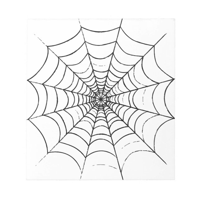 Bloc De Notas La web de una araña simple (Frente)