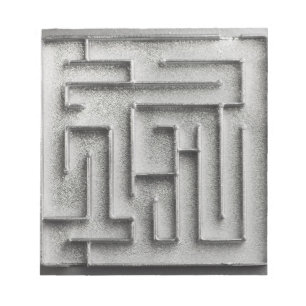 Bloc De Notas Laberinto de plata