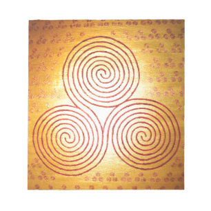 Bloc De Notas Laberinto de Triple Espiral