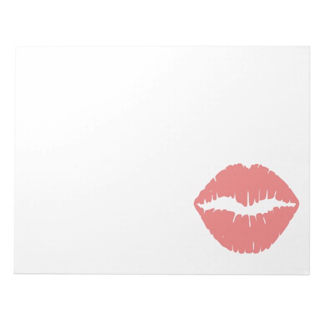 Bloc De Notas Labial Coral Claro (Frente)