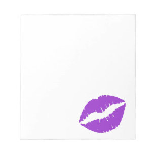 Bloc De Notas Labios oscuros de orquídeas