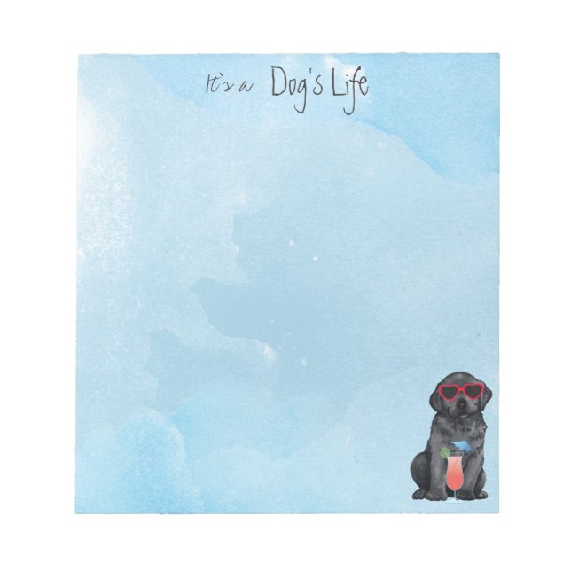 Bloc De Notas Laboratorio negro de verano (Frente)