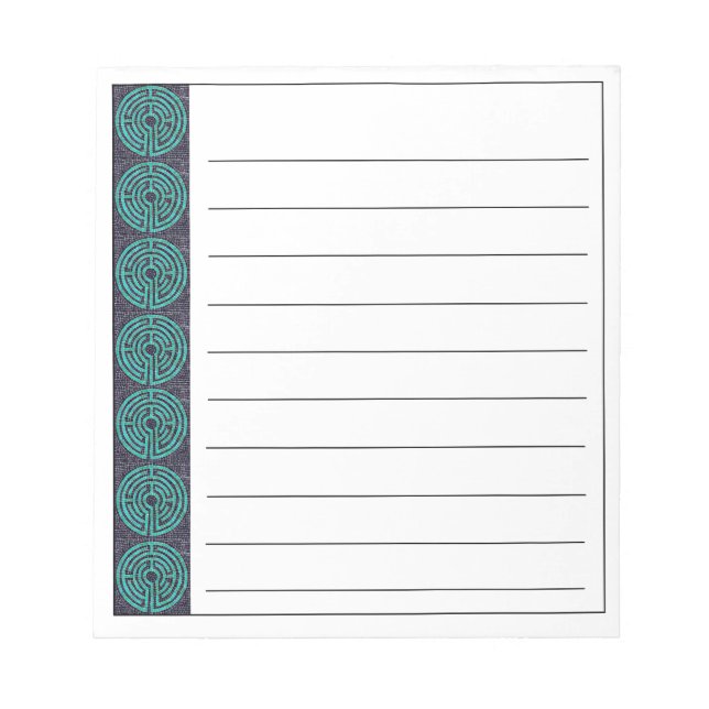 Bloc de notas LABYRINTH III 5.5x6 + líneas (Frente)