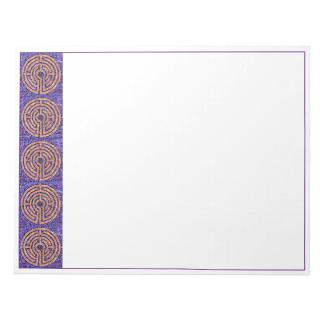 Bloc de notas LABYRINTH MOSAIC 11x8.5 (Frente)