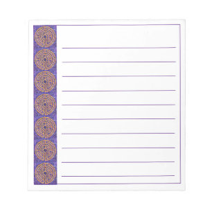 Bloc de notas LABYRINTH MOSAIC 5.5x6 + líneas