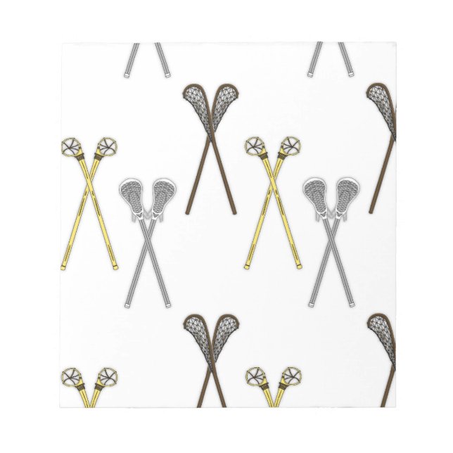Bloc De Notas Lacrosse Sticks (Frente)