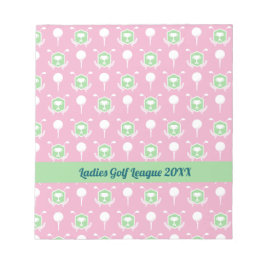 Bloc De Notas Ladies Golf League Party Notepad