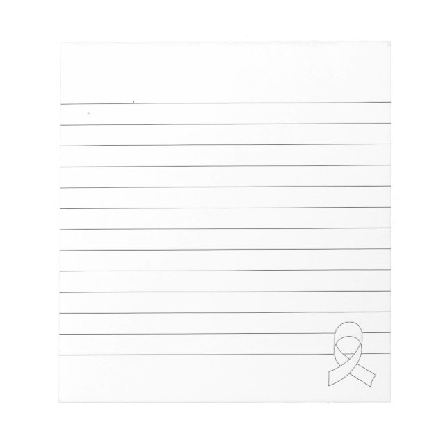 Bloc De Notas Lado de dibujo de cinta blanca (Frente)