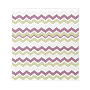 Bloc De Notas Ladrillo Chevron monogramado