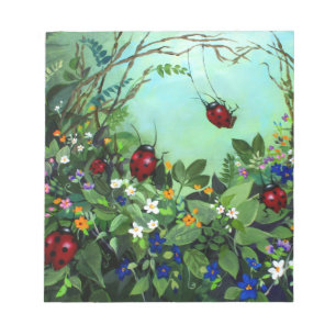 Bloc De Notas Ladybugs At Play Notepad