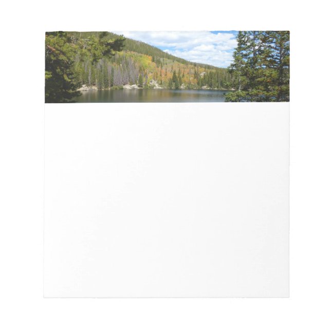 Bloc De Notas Lago Bear en el Parque Nacional de las Montañas Ro (Frente)